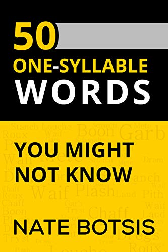 Free: 50 One Syllable Words You Might Not Know