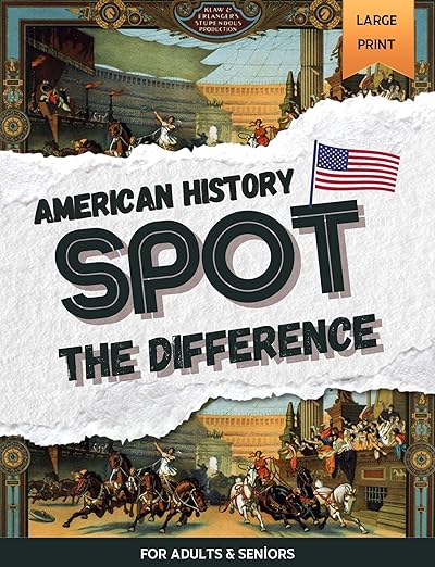 American History Spot the Difference for Adults & Seniors